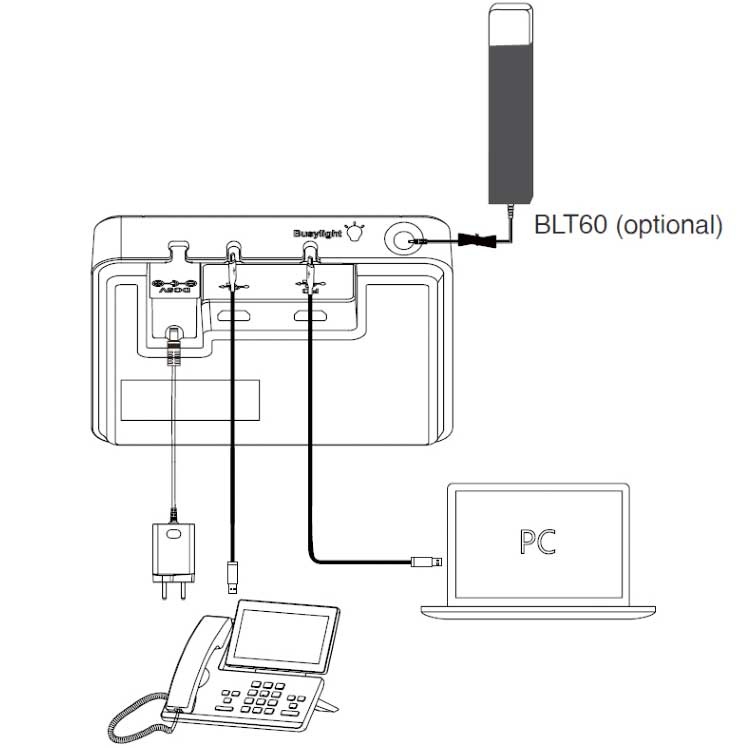 Yealink Yealink WH63 UC Basisstation voor Draadloze Headset