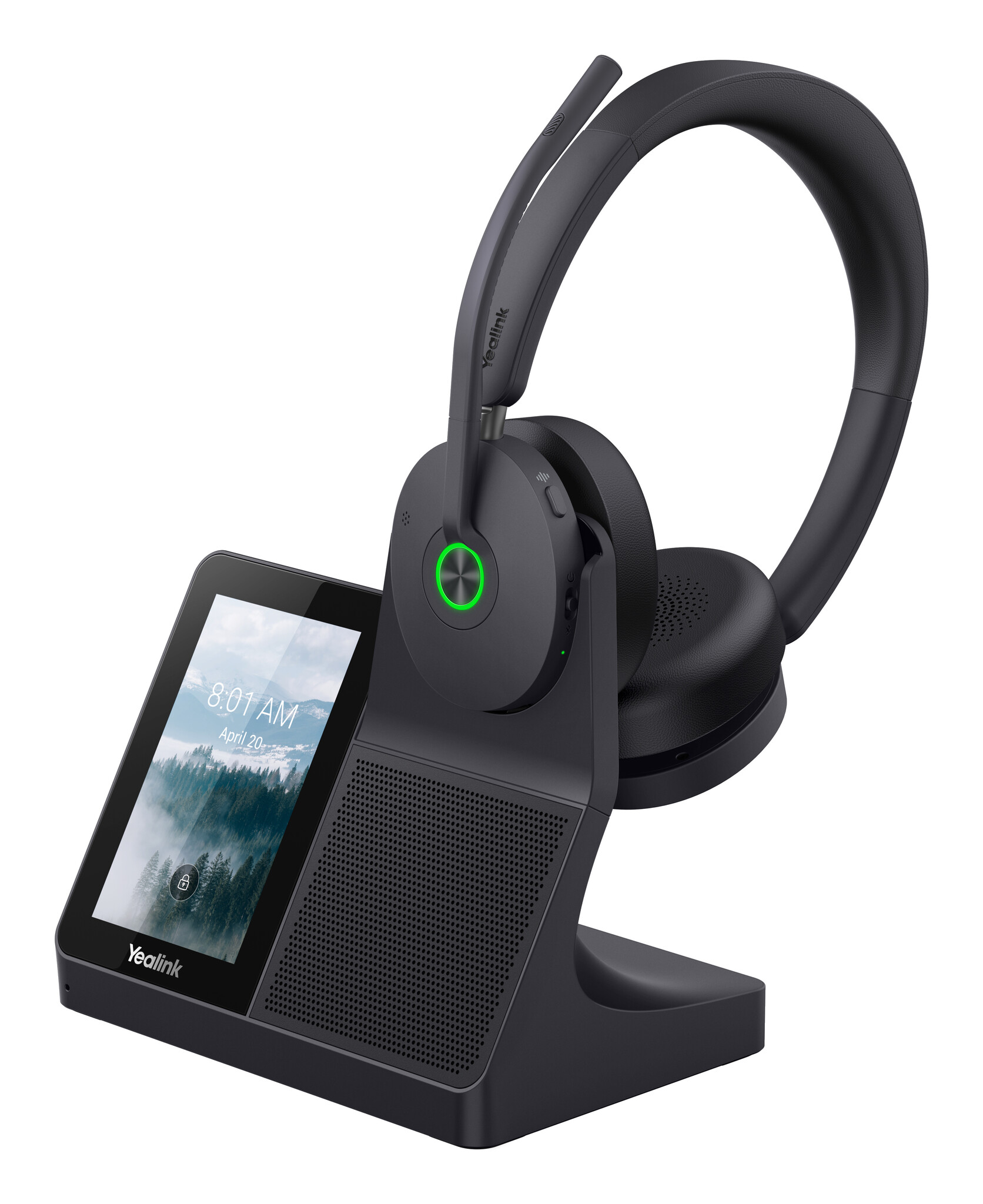 Yealink Yealink WH68 UC Workstation Draadloze DECT Headset met Touchscreen en ANC