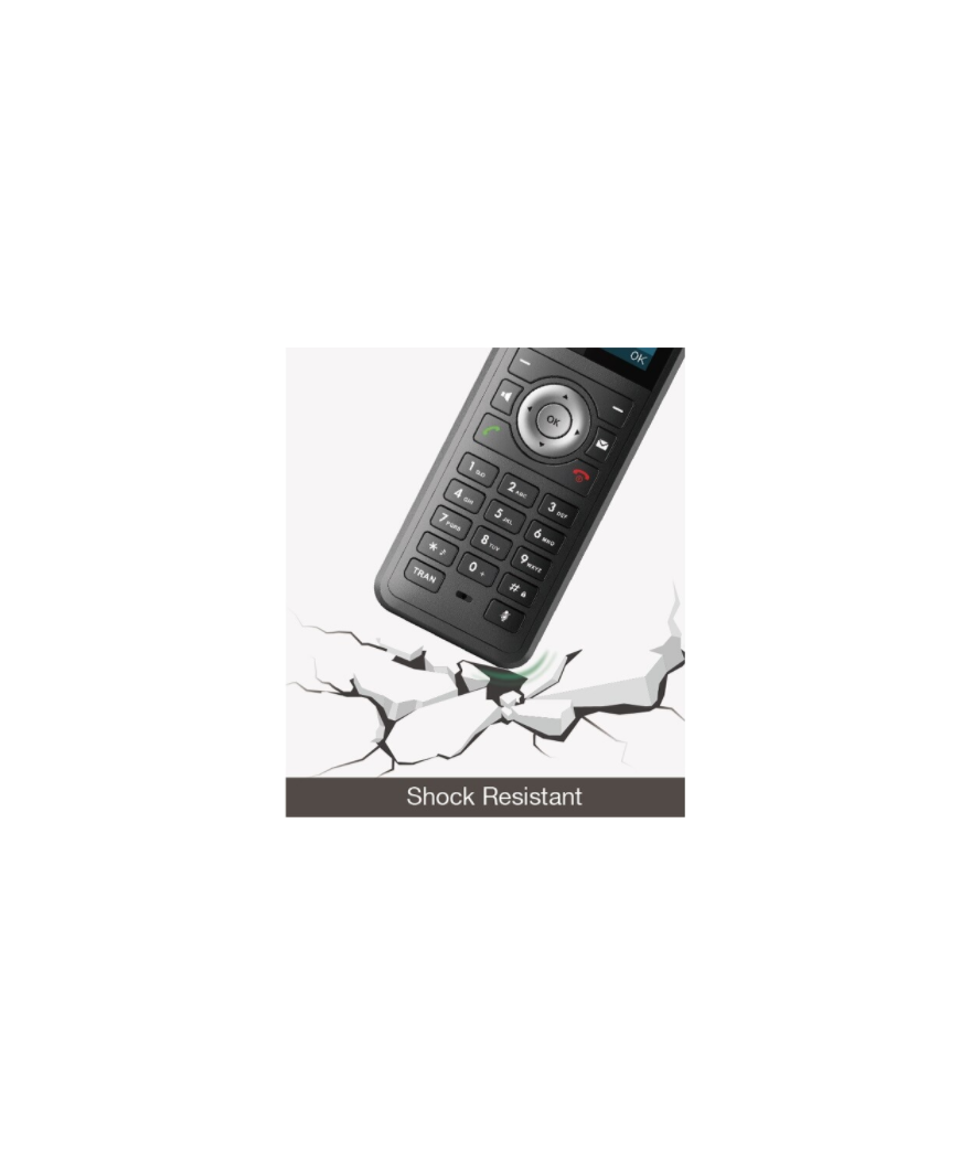 Yealink Yealink W59R PRO Ruggedized DECT-handset met Bluetooth