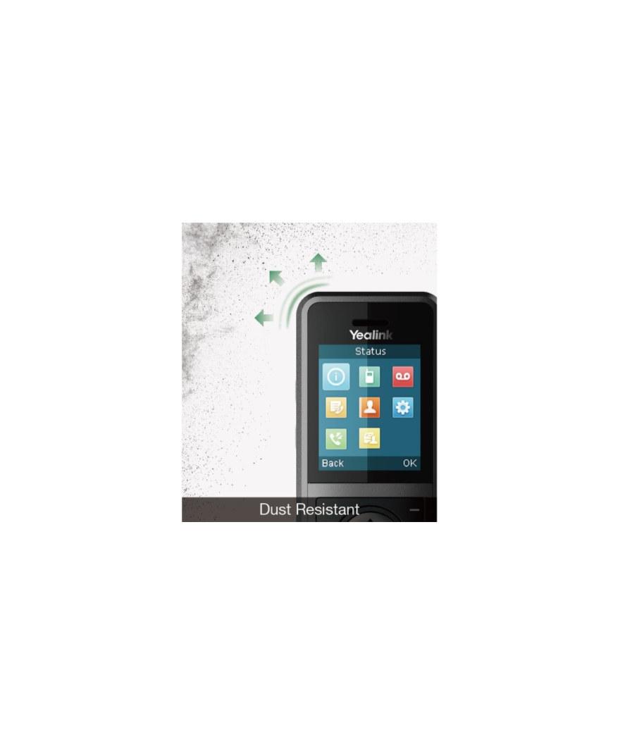 Yealink Yealink W59R PRO Ruggedized DECT-handset met Bluetooth