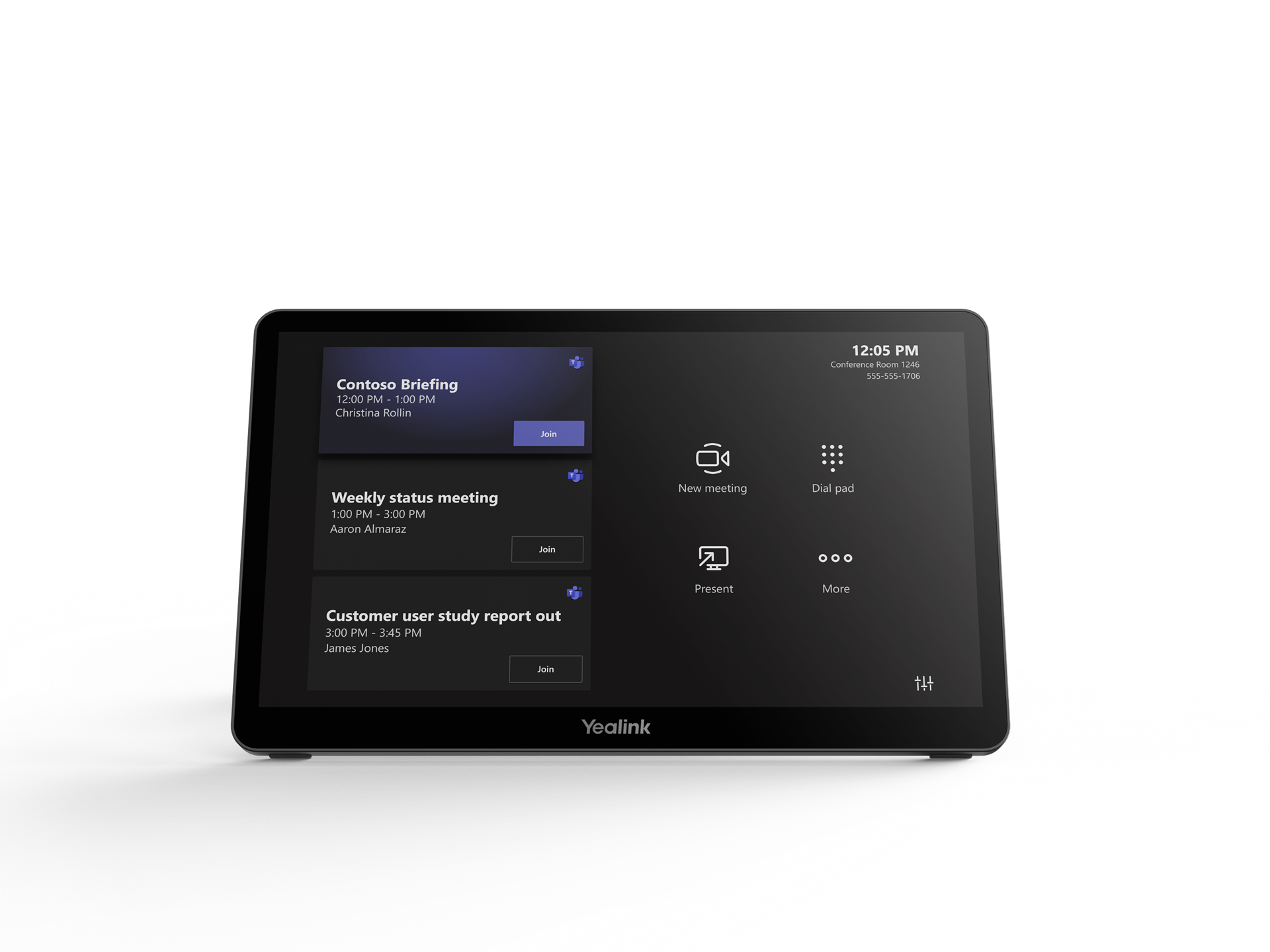 Yealink Yealink MTouch Plus-MB 11.6-inch Touchpaneel voor Microsoft Teams en Zoom