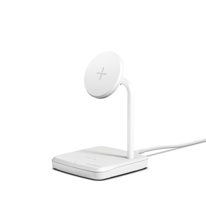 Cygnett Cygnett Qi2 2-in-1 Magnetisch Oplaadstation voor iPhone & AirPods - 15W - Wit