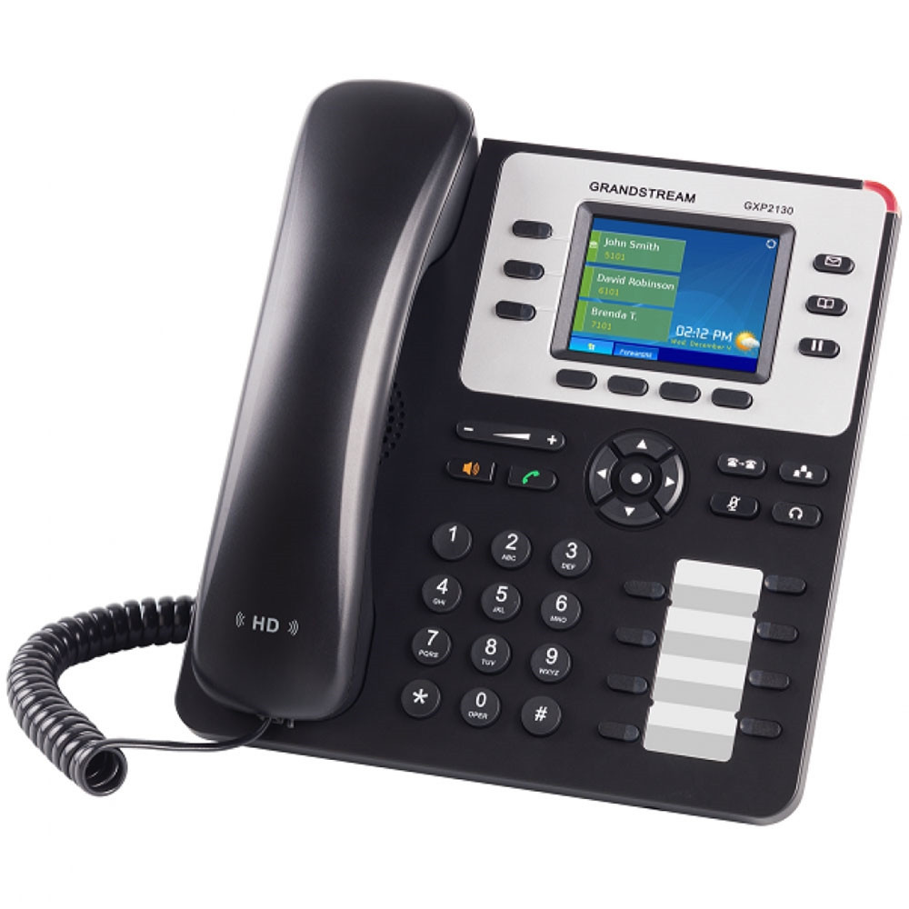 Grandstream Grandstream GXP2130 V2 VoIP-telefoon (3 Lijnen, Gigabit, PoE)