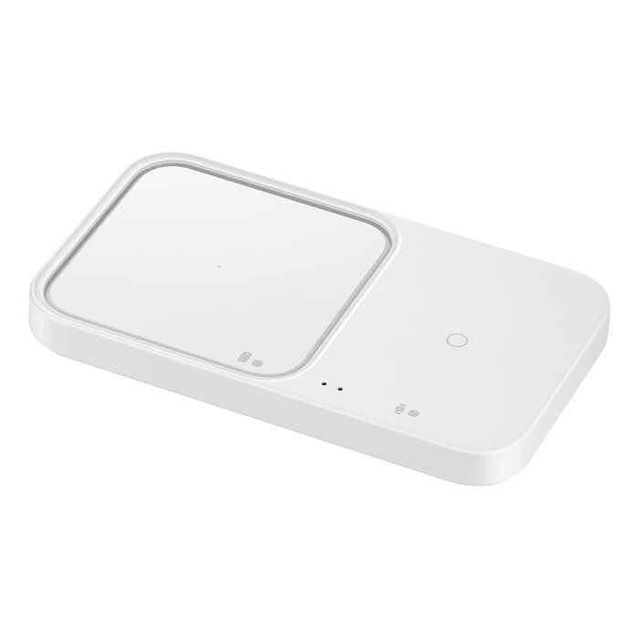 Samsung Samsung Wireless Charging Duo Pad 15W - Sneldraadloze Oplader voor Telefoon en Watch - Wit