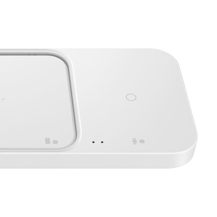 Samsung Samsung Wireless Charging Duo Pad 15W - Sneldraadloze Oplader voor Telefoon en Watch - Wit
