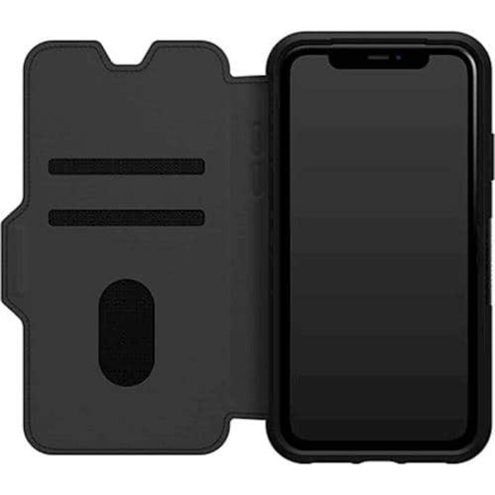 Otterbox OtterBox Strada Case voor Apple iPhone 11 - Shadow Black - Echt Leer
