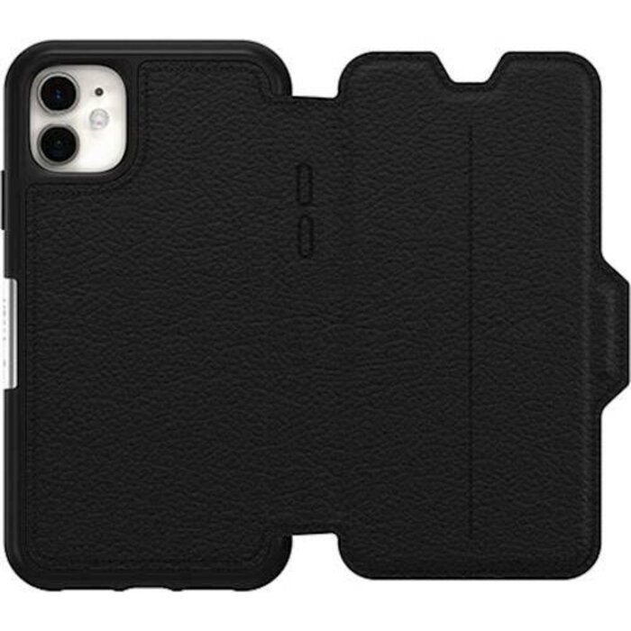 Otterbox OtterBox Strada Case voor Apple iPhone 11 - Shadow Black - Echt Leer