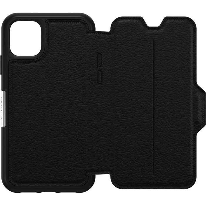 Otterbox OtterBox Strada Case voor Apple iPhone 11 - Shadow Black - Echt Leer