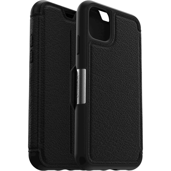 Otterbox OtterBox Strada Case voor Apple iPhone 11 - Shadow Black - Echt Leer