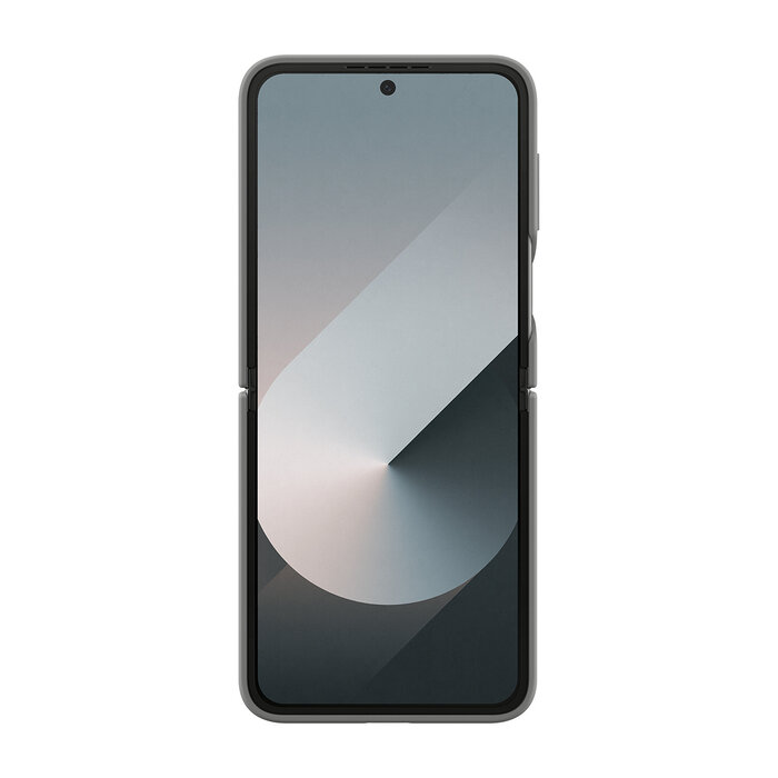 Samsung Origineel Samsung Galaxy Z Flip 6 Siliconen Cover met Ring - Grijs