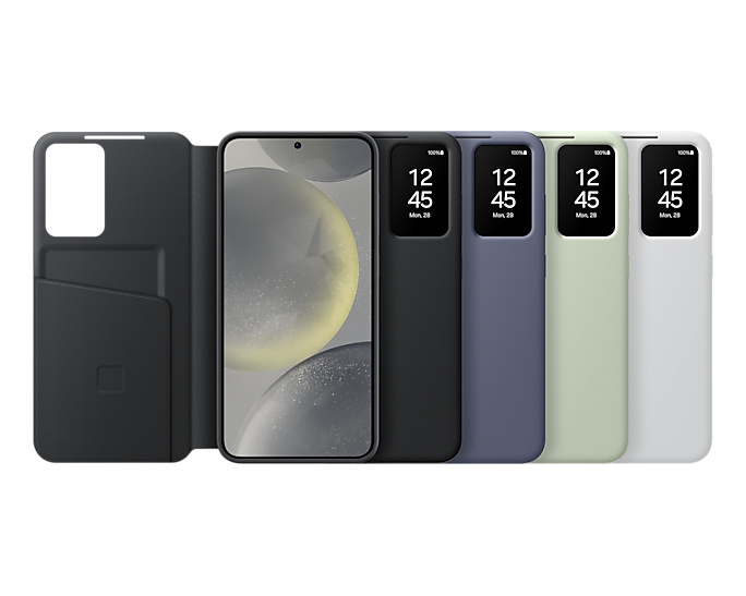 Samsung Originele Samsung Galaxy S24 Plus Smart View Wallet Case - Zwart