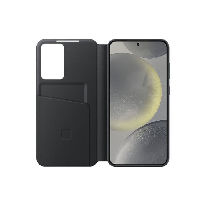 Samsung Samsung Galaxy S24 Plus Smart View Wallet Case - Zwart - Origineel