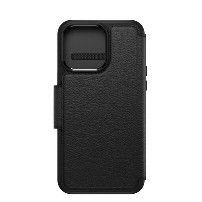 Otterbox OtterBox Strada Series Lederen Wallet Case voor Apple iPhone 15 Pro - Shadow Black