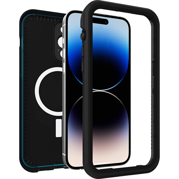 Otterbox OtterBox Strada Series Lederen Wallet Case voor iPhone 14 Pro Max - Shadow Black