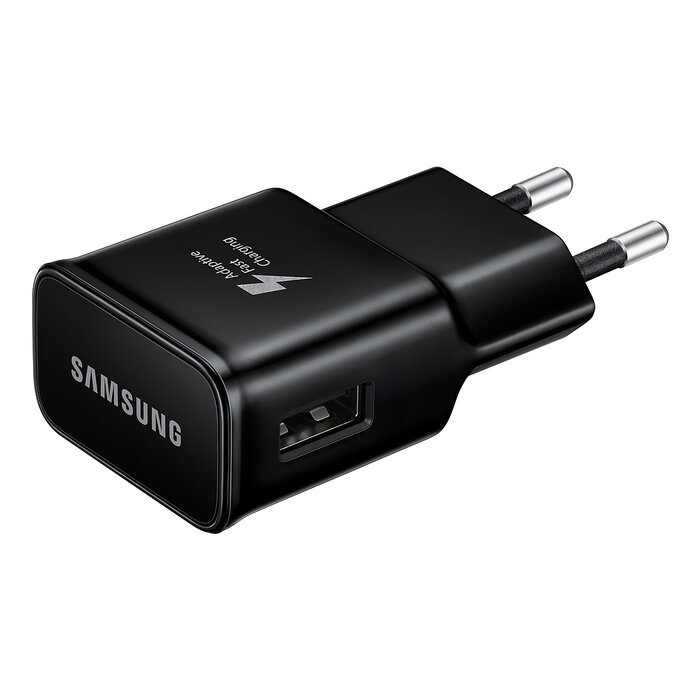 Samsung Samsung Fast Charge Travel Adapter 2A inclusief USB-A naar USB-C kabel 1 meter Zwart
