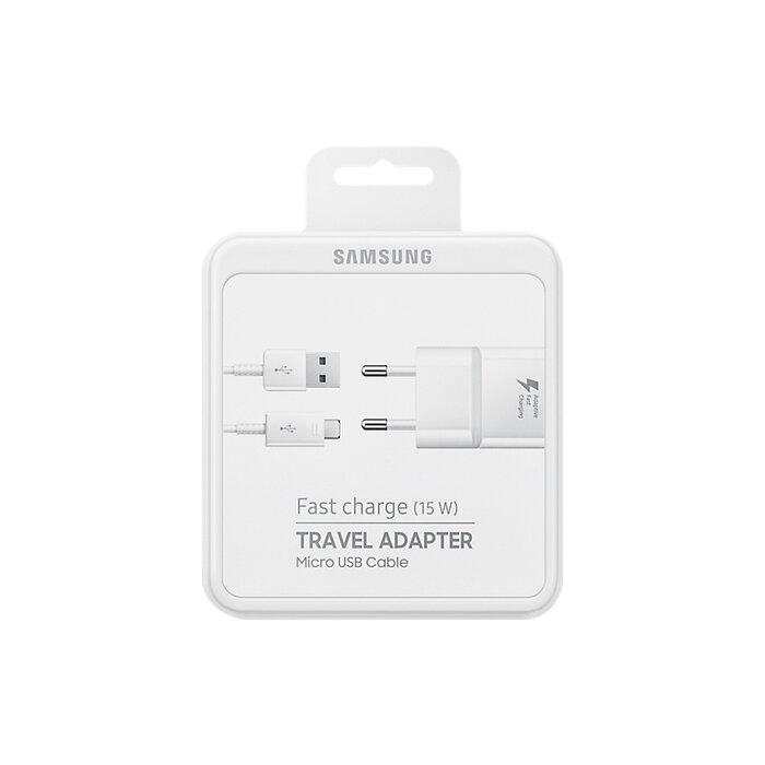 Samsung Originele Samsung USB Travel Charger 2A Snellader inclusief 1m Micro-USB kabel - Wit