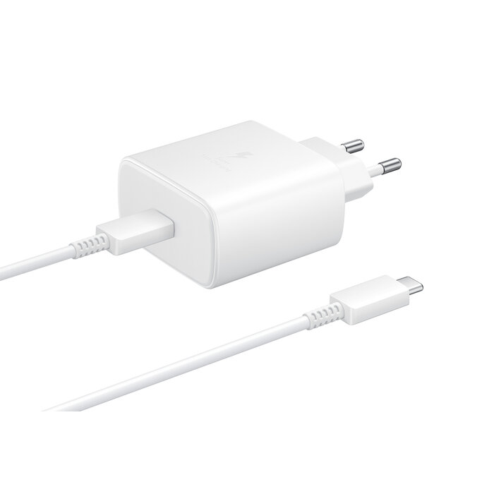 Samsung Originele Samsung 45W USB-C Snellader Super Fast Charging - Wit