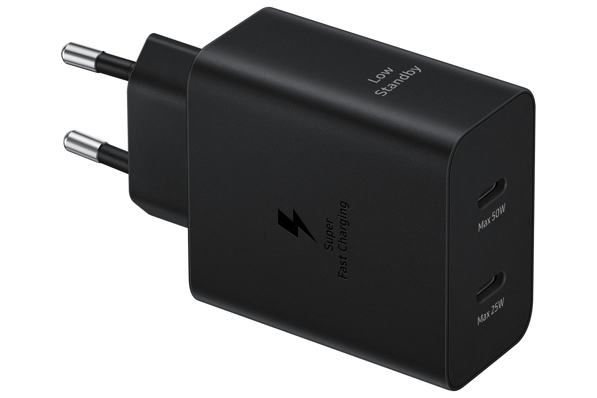 Samsung Originele Samsung Duo Power Adapter 50W met USB-C Kabel - Zwart