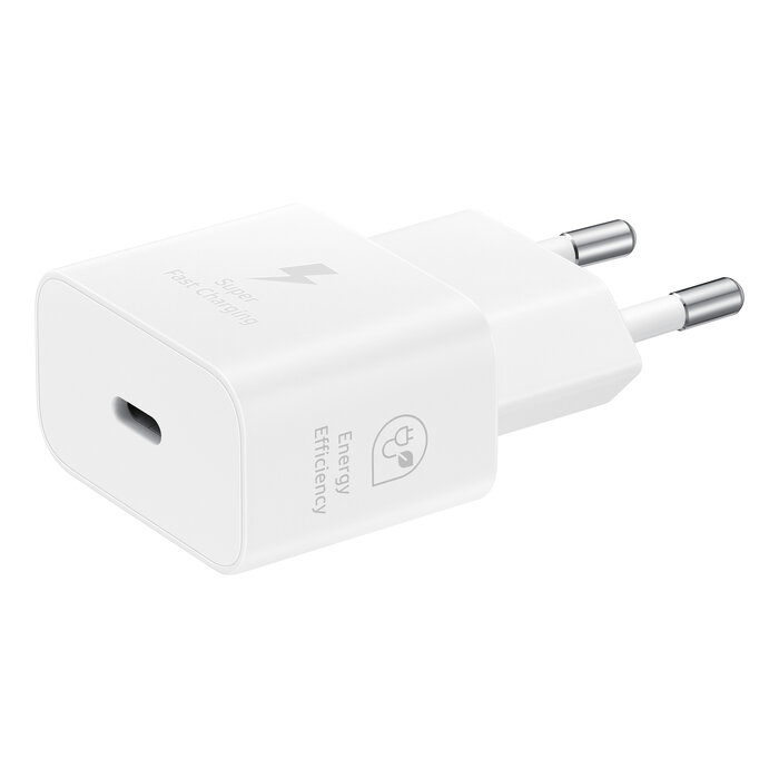Samsung Samsung 25W GaN USB-C Snellader Adapter - Wit (EP-T2510)