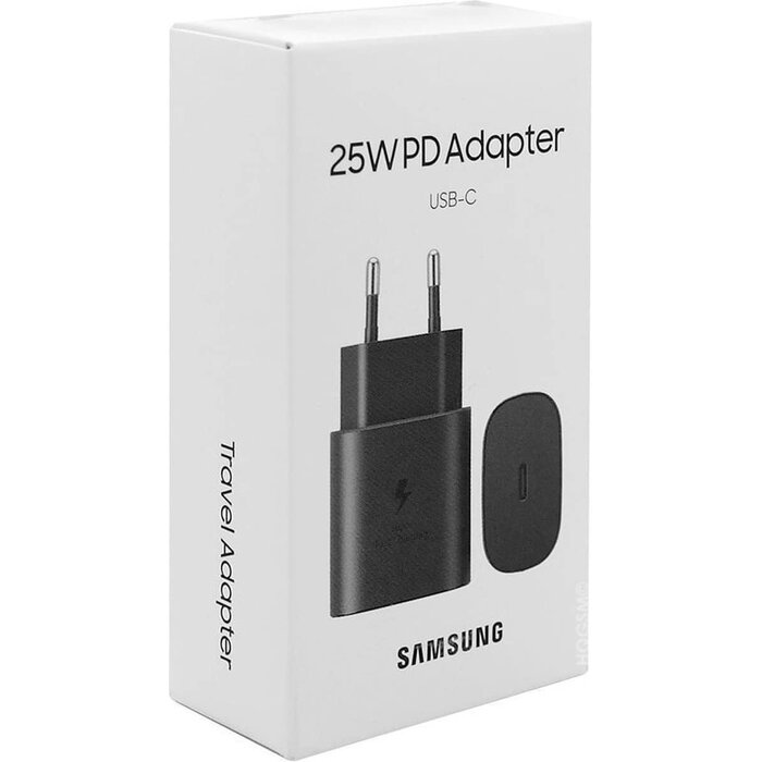 Samsung Originele Samsung 25W USB-C Snellader (Super Fast Charging) - Zwart