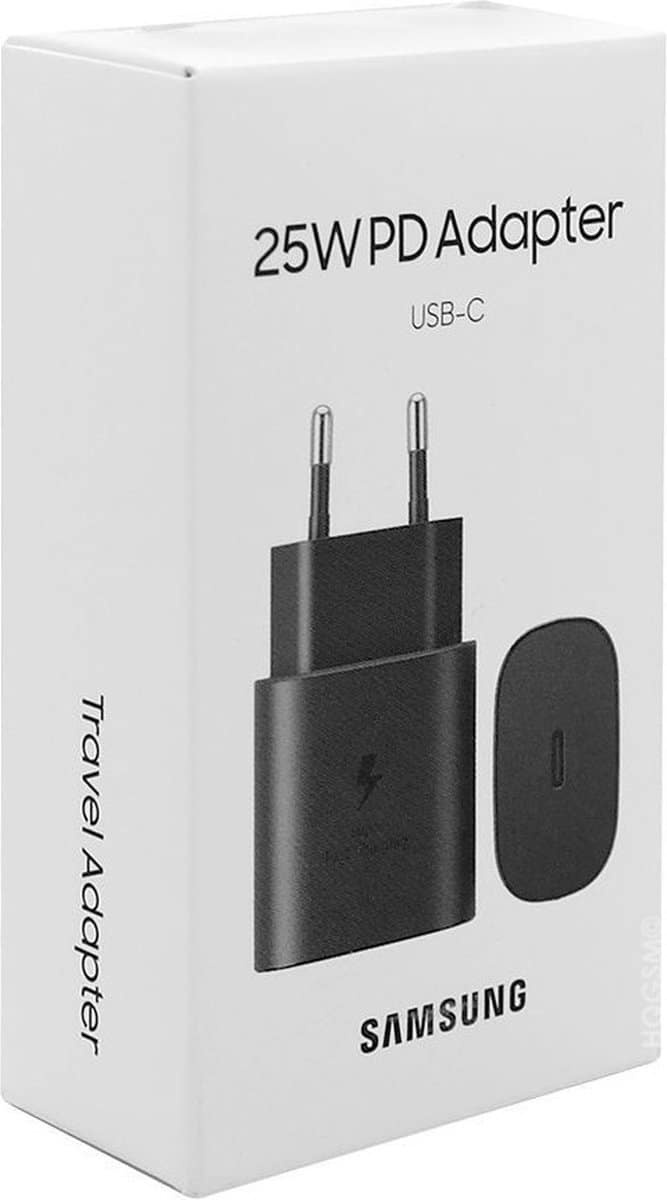 Samsung Originele Samsung 25W USB-C Snellader (Super Fast Charging) - Zwart
