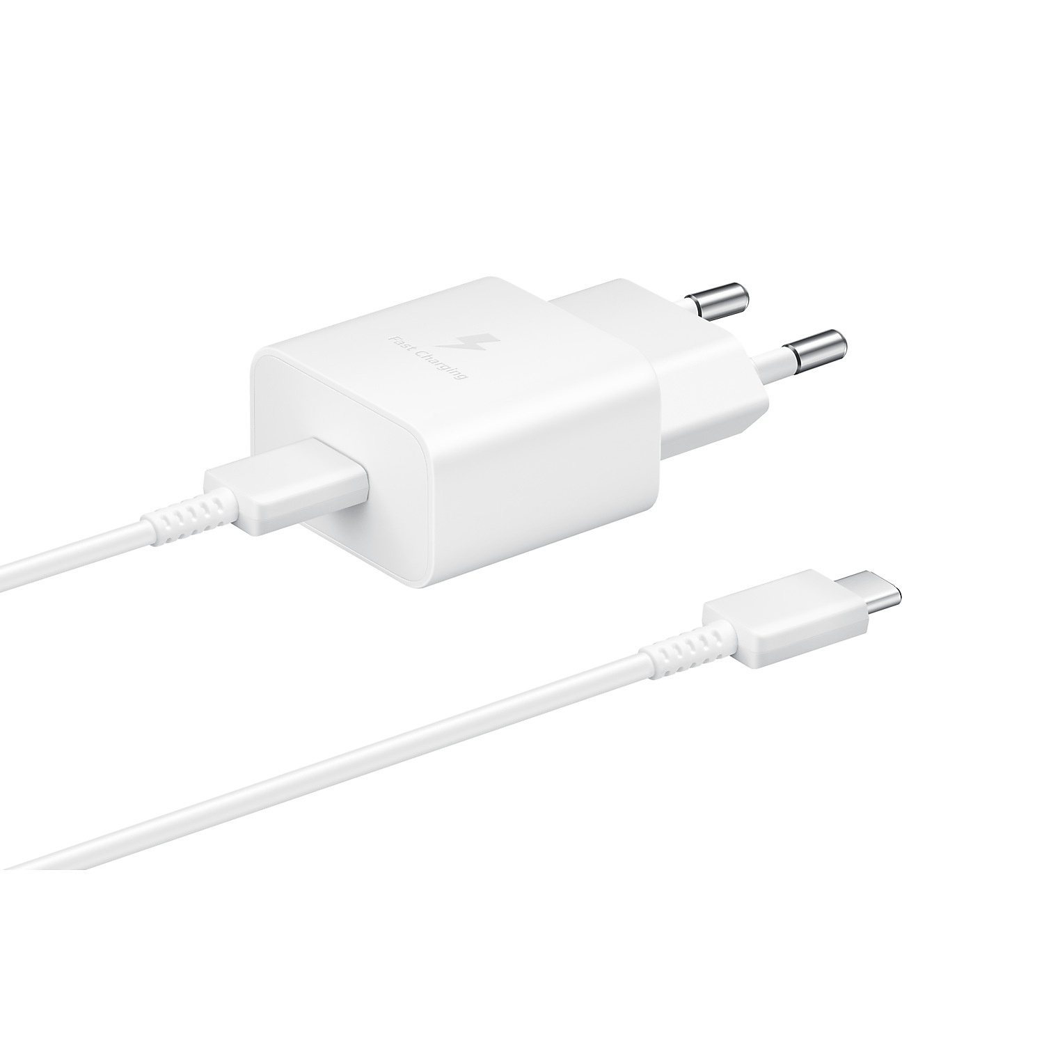 Samsung Originele Samsung 15W USB-C Snellader met Kabel - Wit (EP-T1510)