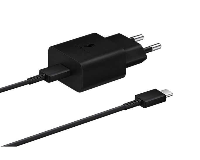 Samsung Samsung 15W USB-C Snellader met USB-C Kabel (1m) - Zwart