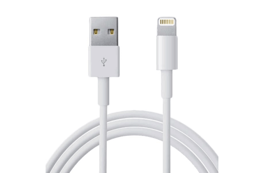 Quick & Easy Quick & Easy Lightning naar USB Kabel 1m Zwart - 5-pack