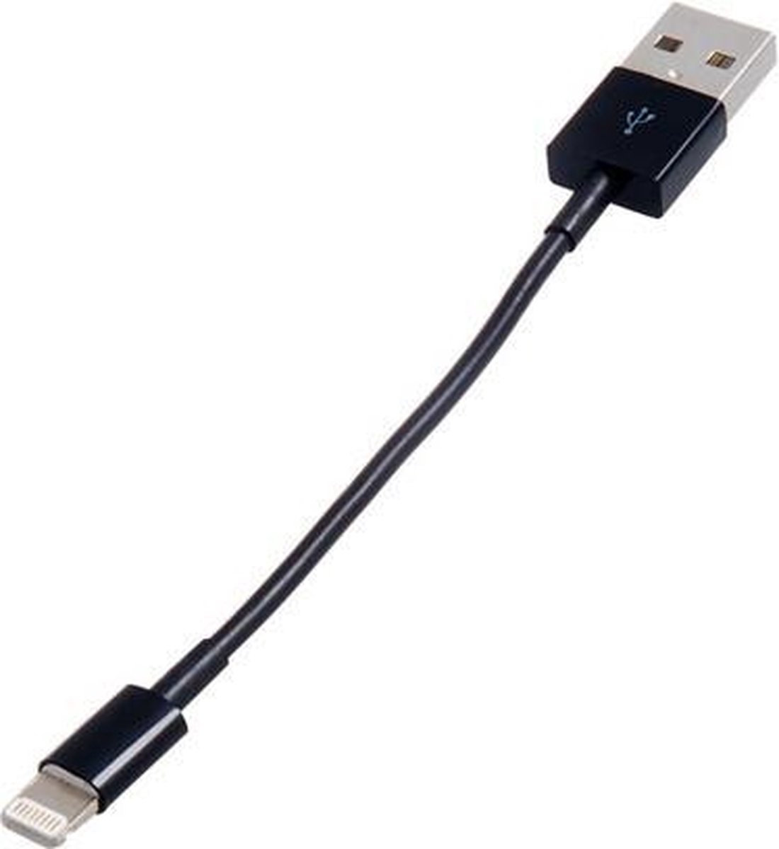 Quick & Easy Quick & Easy Lightning naar USB Kabel 1m Zwart - 5-pack