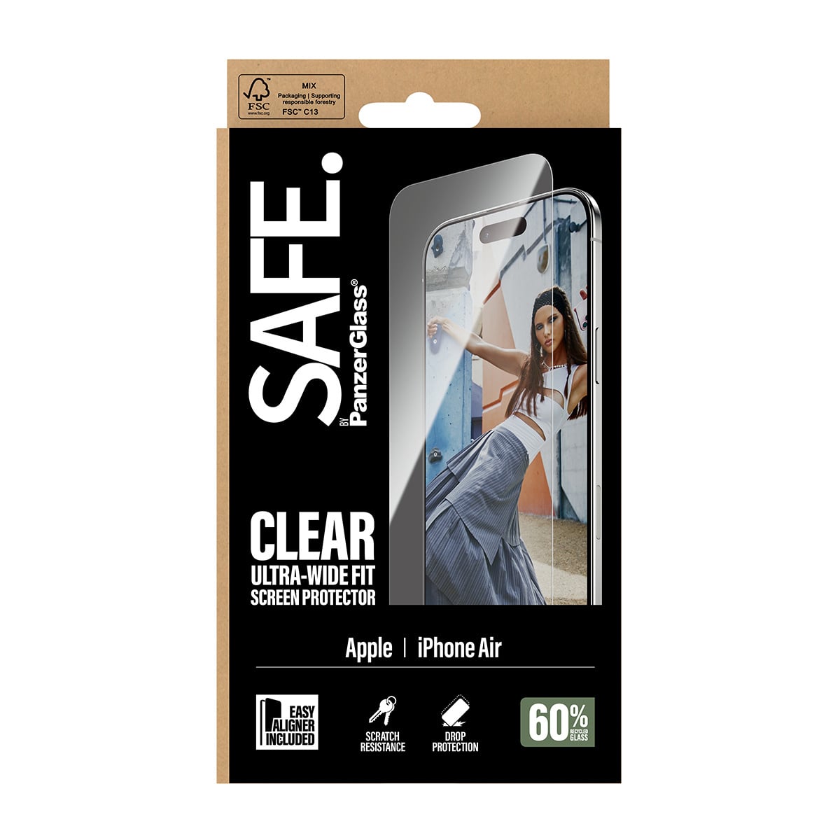 SAFE by PanzerGlass SAFE by PanzerGlass Screenprotector voor Apple iPhone Air
