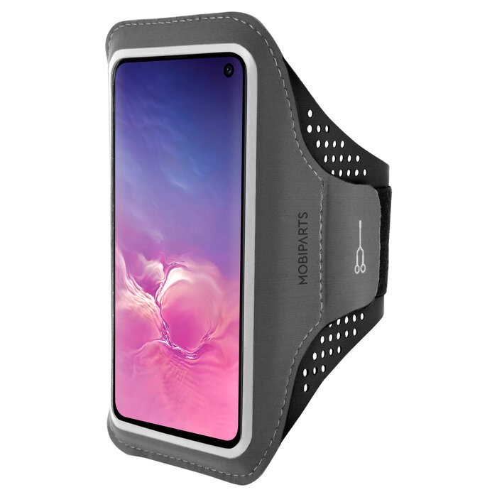 Mobiparts Mobiparts Comfort Fit Sportarmband Samsung Galaxy S10e - Zwart