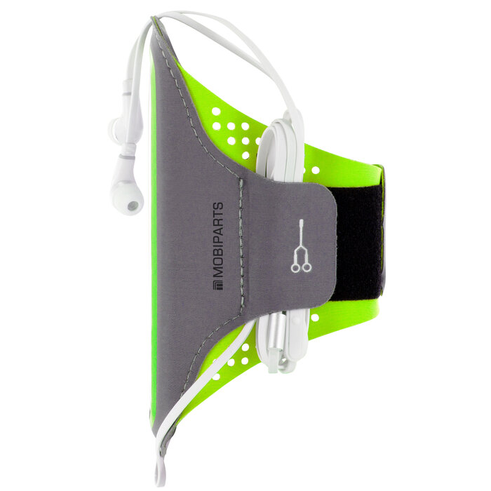 Mobiparts Mobiparts Comfort Fit Hardloopband voor iPhone X / XS - Neon Groen