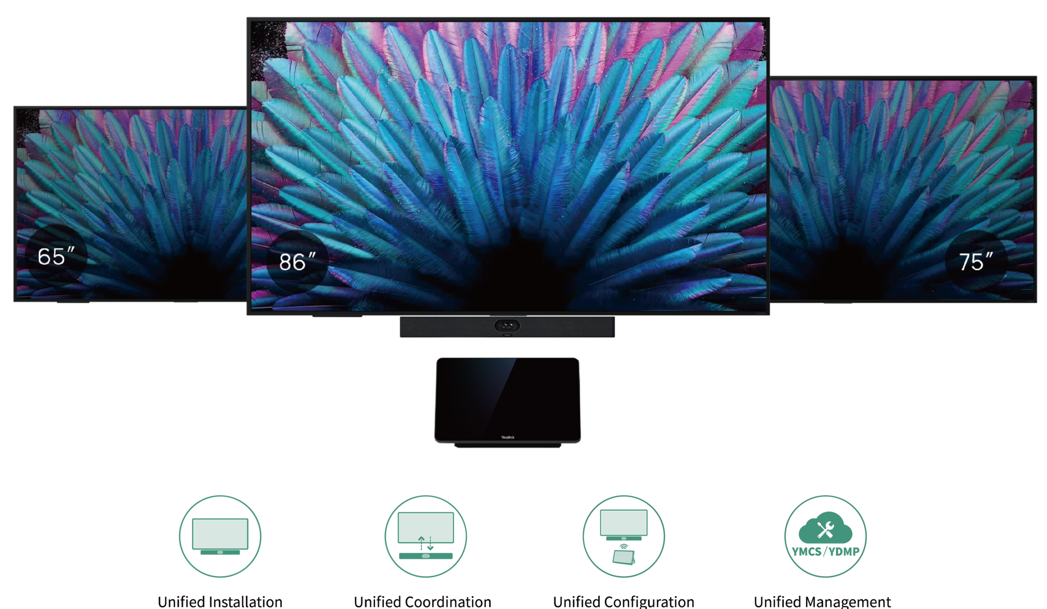 Yealink Yealink 65" Meeting Display 4K Vergaderscherm (1203690)