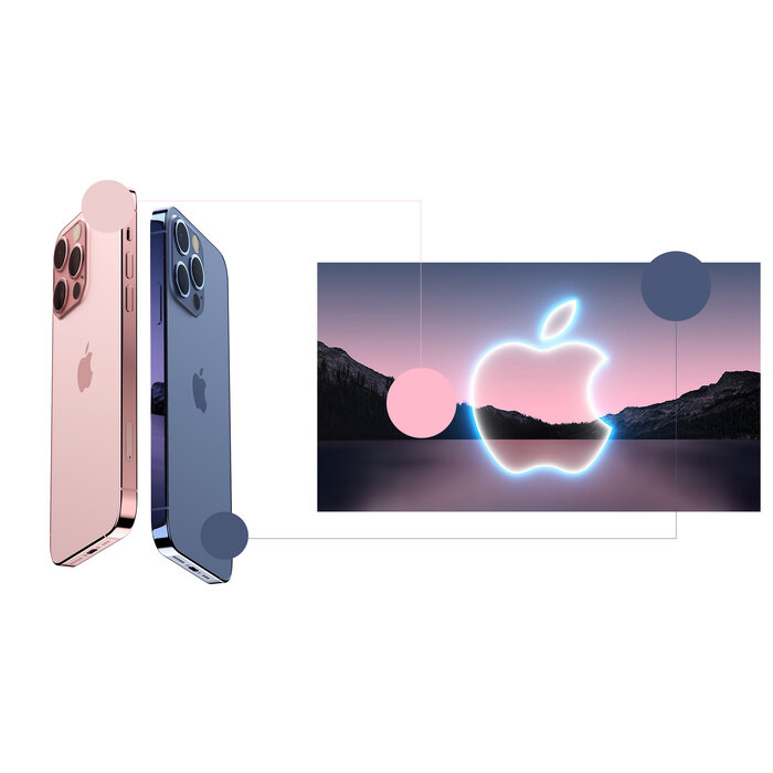 Samsung Apple iPhone 13 Dummy - Displaymodel in Blauw