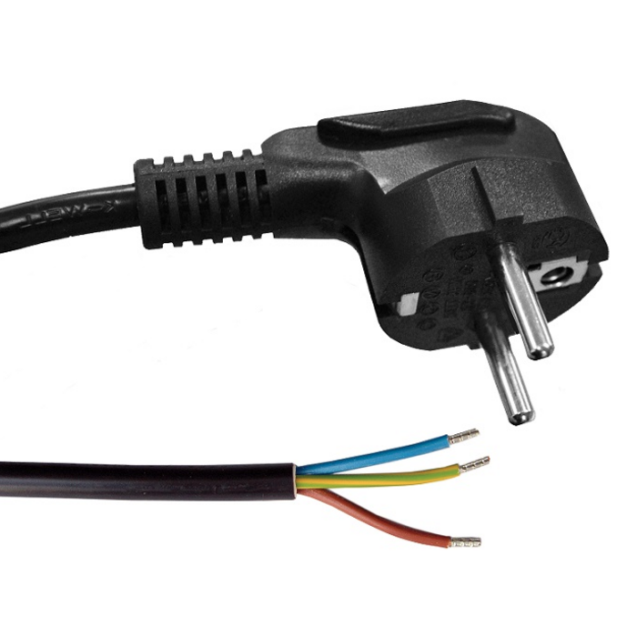 Ascom Ascom Netsnoer 2,5 mtr met 1 steker haaks