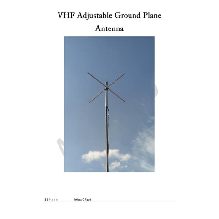 Ascom Ascom Ground plane antenna met specifieke frequentie