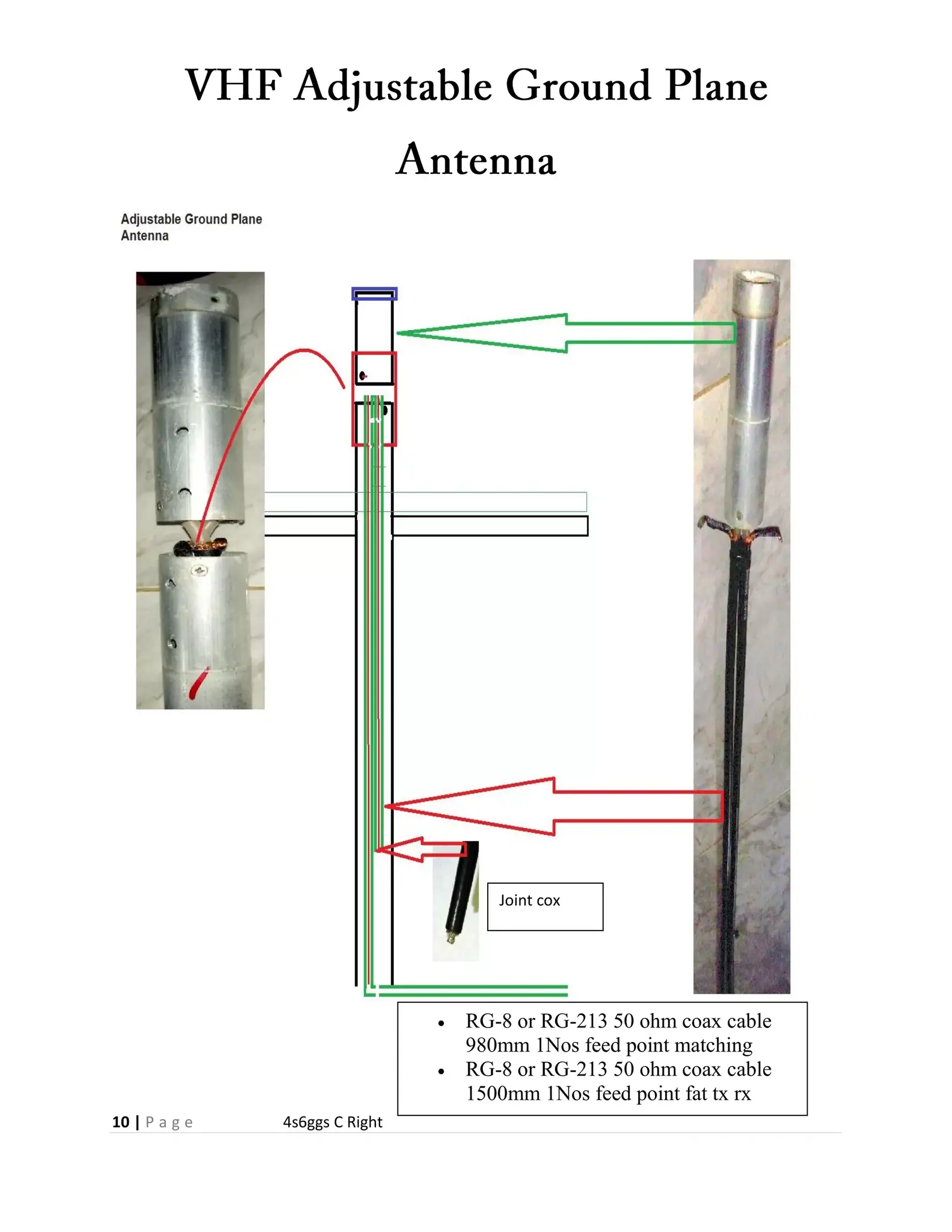 Ascom Ascom CW492-ND Ground Plane Antenne (Specifieke Frequentie), foto 5 van 6