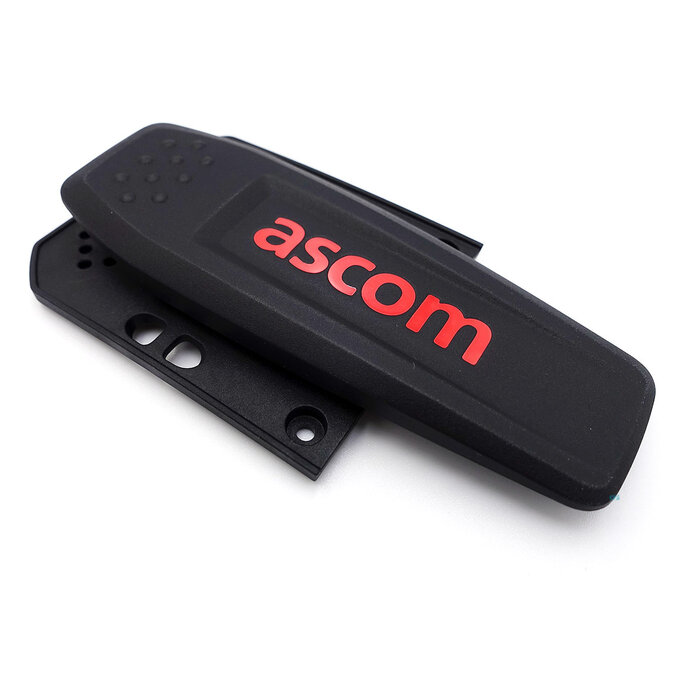 Ascom Standard clip D63 Ascom logo, White