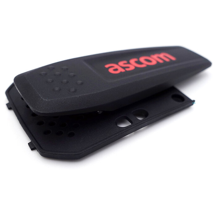 Ascom Standard clip D63 Ascom logo, White
