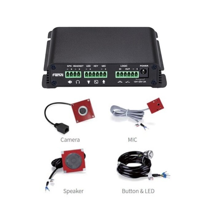 Fanvil Fanvil PA2-KIT Accessoirekit voor PA2 Gateway (Speaker, Microfoon & Knop)
