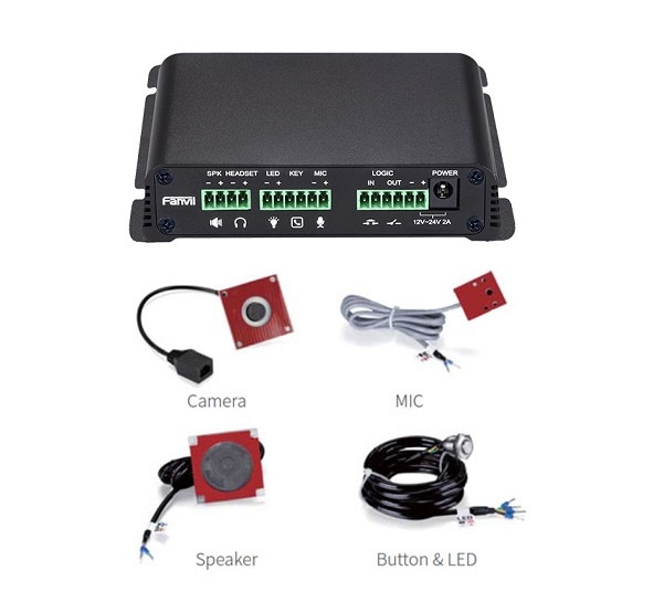 Fanvil Fanvil PA2-KIT Accessoirekit voor PA2 Gateway (Speaker, Microfoon & Knop)