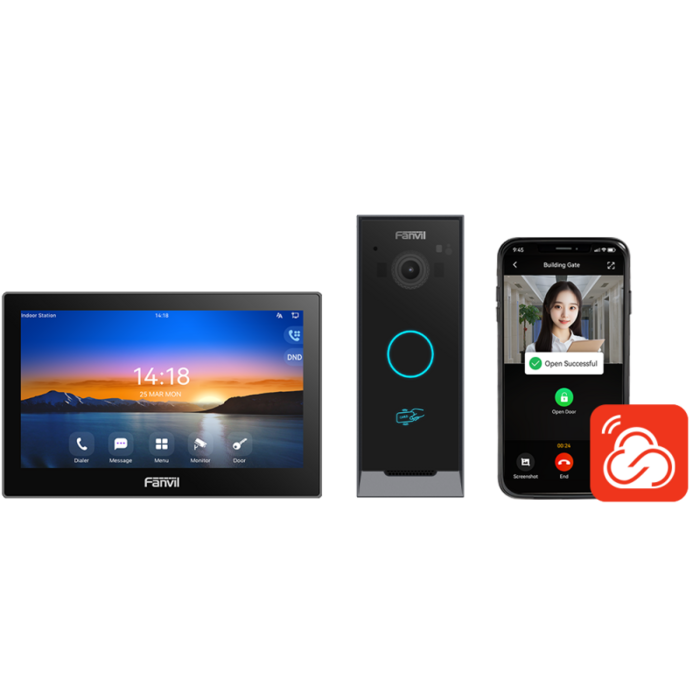 Fanvil Fanvil VIK-01 Video Intercom Kit - i504W Monitor + i60 Buitenpost + App