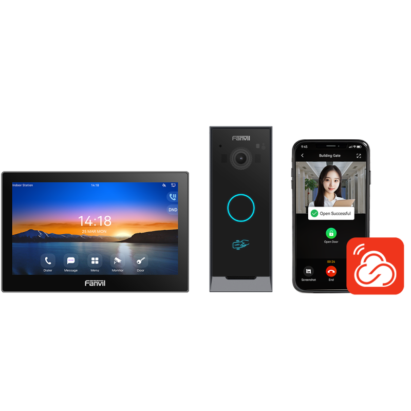Fanvil Fanvil VIK-01 Video Intercom Kit - i504W Monitor + i60 Buitenpost + App