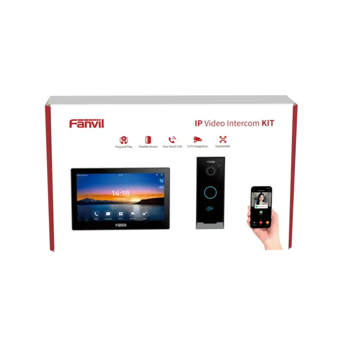 Fanvil Fanvil VIK-01 Video Intercom Kit - i504W Monitor + i60 Buitenpost + App