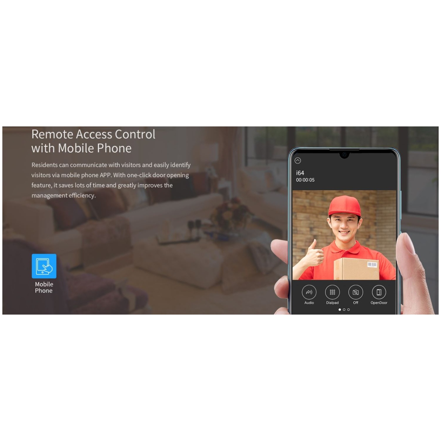Fanvil Fanvil i64 SIP Video Intercom met RFID & PIN Toegangscontrole, foto 3 van 6