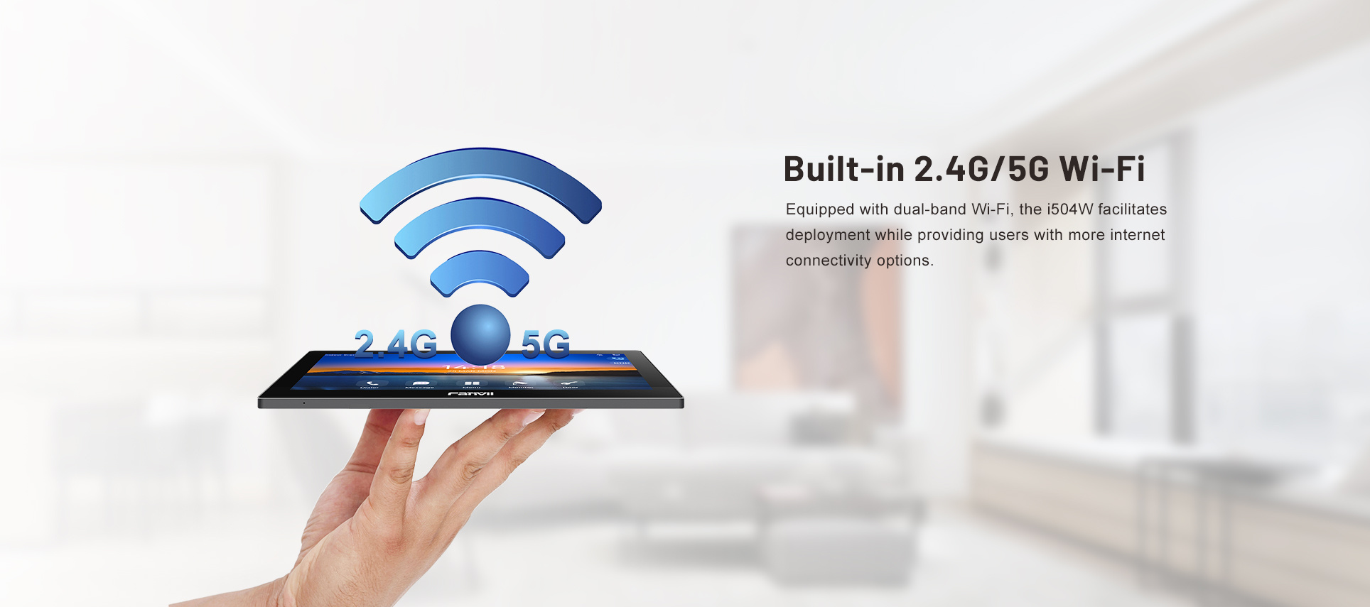 Fanvil Fanvil i504W SIP Intercom Binnenpost met Wifi