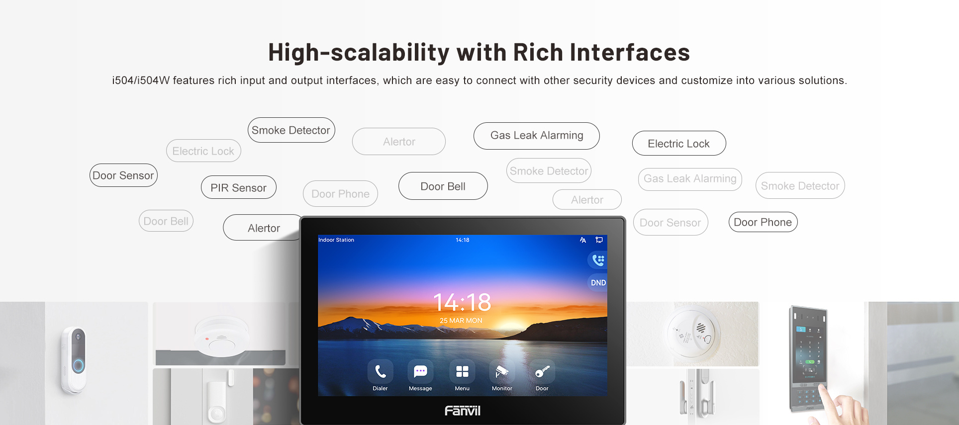 Fanvil Fanvil i504W SIP Intercom Binnenpost met Wifi