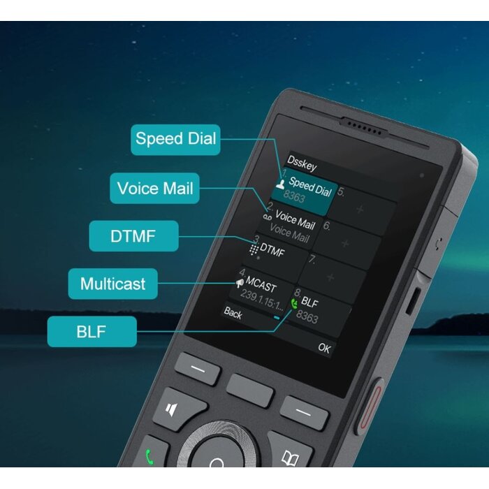 Fanvil Fanvil W610H Draadloze Wi-Fi Handset voor W710H