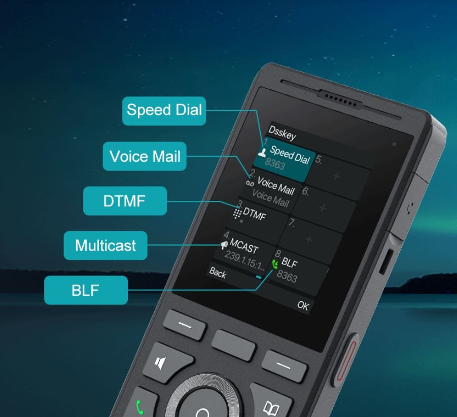Fanvil Fanvil W610H Draadloze Wi-Fi Handset voor W710H