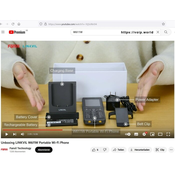 Fanvil Fanvil W710H SIP WLAN Multi-Cell Manager/Basis